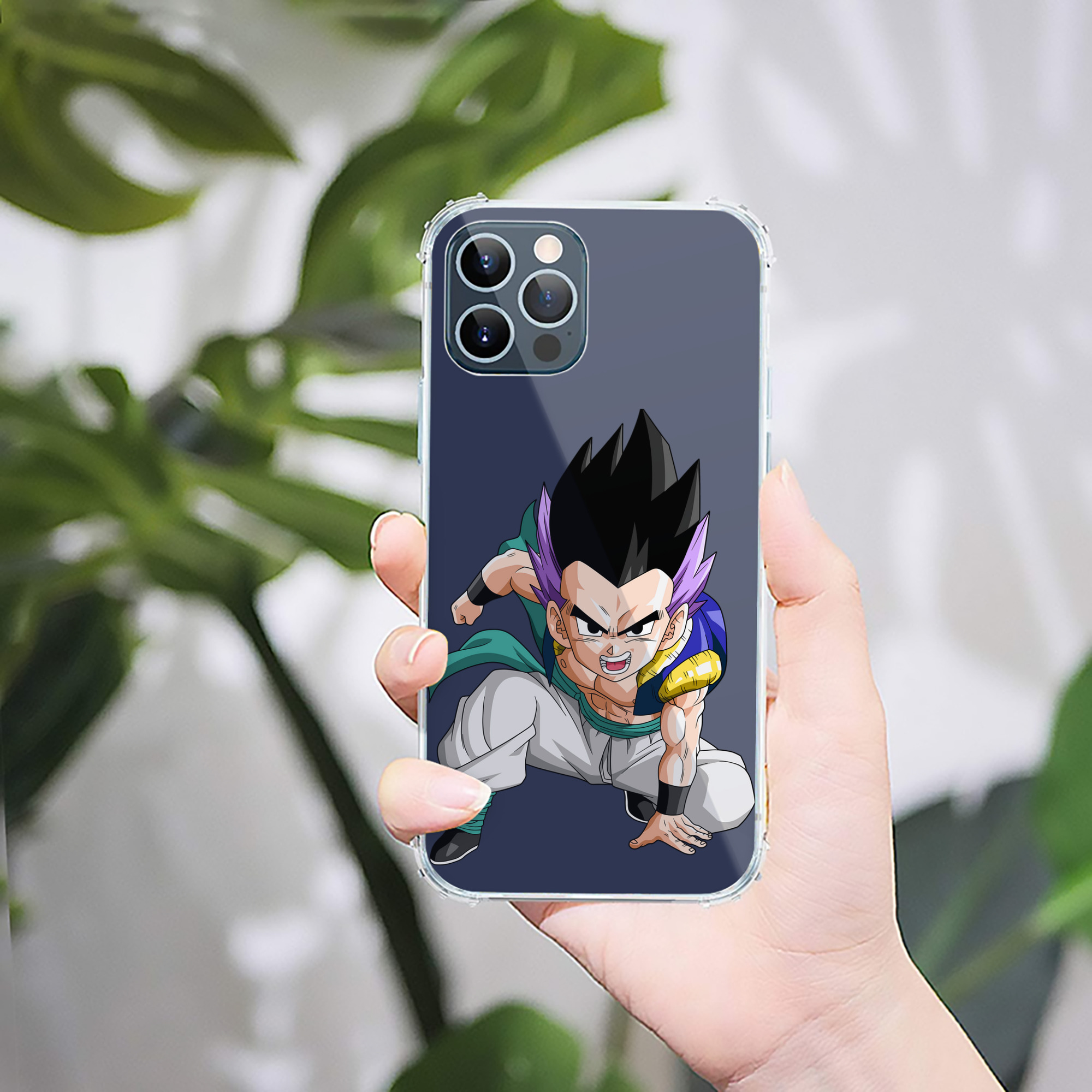 （画像用） ドラゴンボール 孫 悟飯（そんごはん）DRAGON BALL Son Gohan 【iPhone 12シリーズ対応】透明スマホケース（クリアソフトケース）